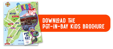 Put-in-Bay kids brochure button