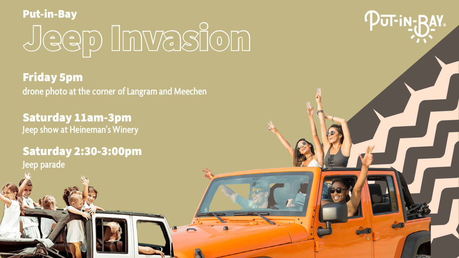 9th Annual PutinBay Jeep Invasion July 13th, 2024